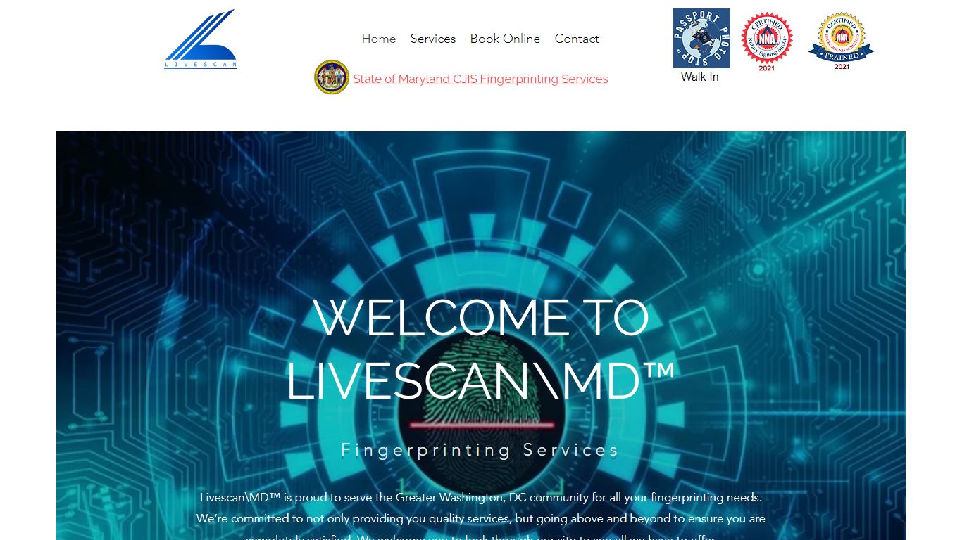 Livescan\MD | Fingerprinting Service | Upper Marlboro, Maryland