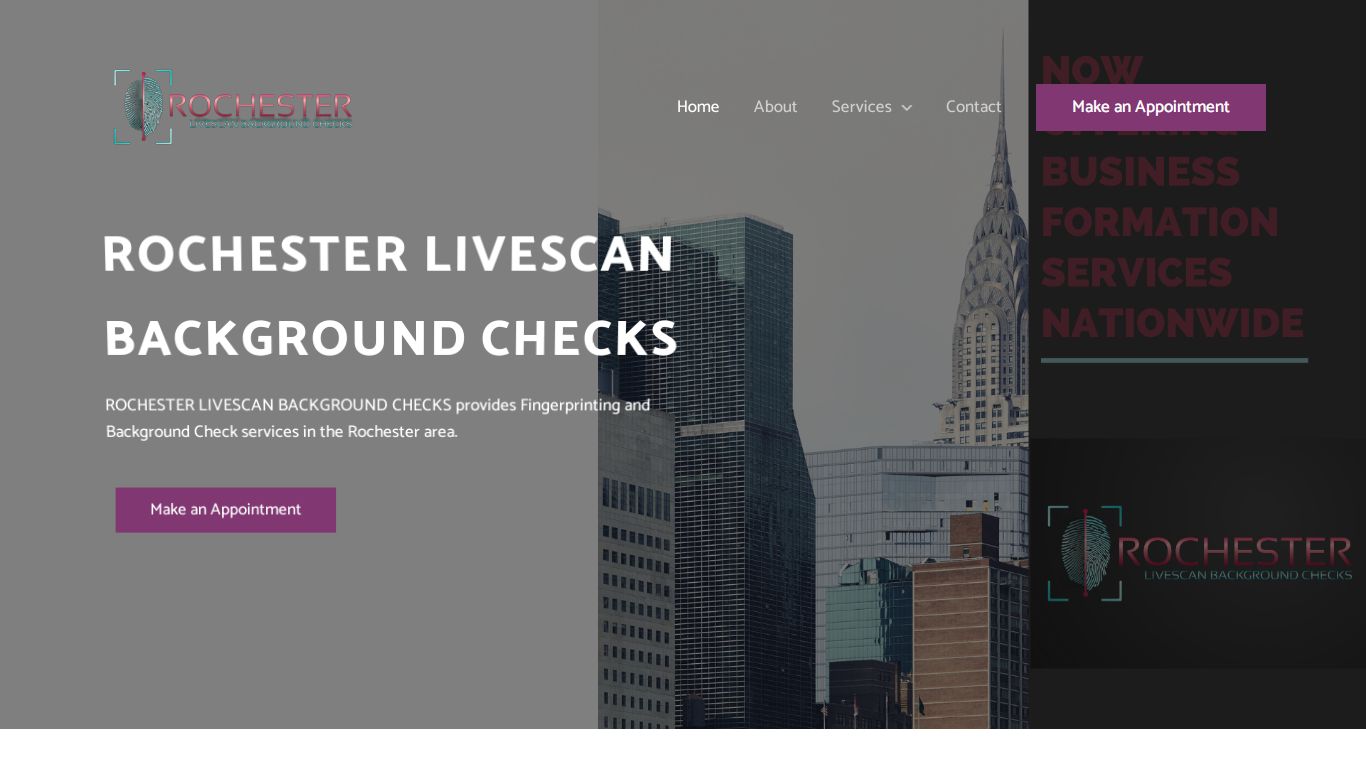 Home - ROCHESTER LIVESCAN BACKGROUND CHECKS